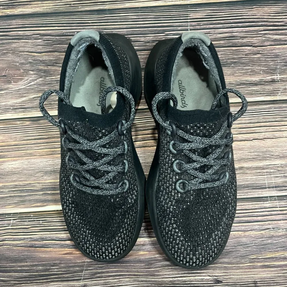 Allbirds‎ Tree Dasher 1 Women's Black Athletic Running Shoes Size 7